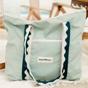 Mint Green Insulated Tote Bag